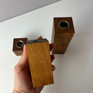 Set: Trio Kerzenständer Teak