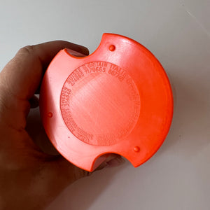 Becher orange von Jean-Pierre Vitrac für Diam