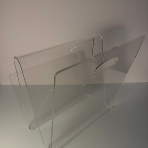 Zeitschriftenständer transparentes Plexiglas