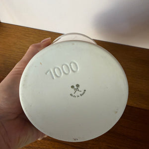 Apothekerdose Ungt. Cereum weiß Porzellan - 1000 ml
