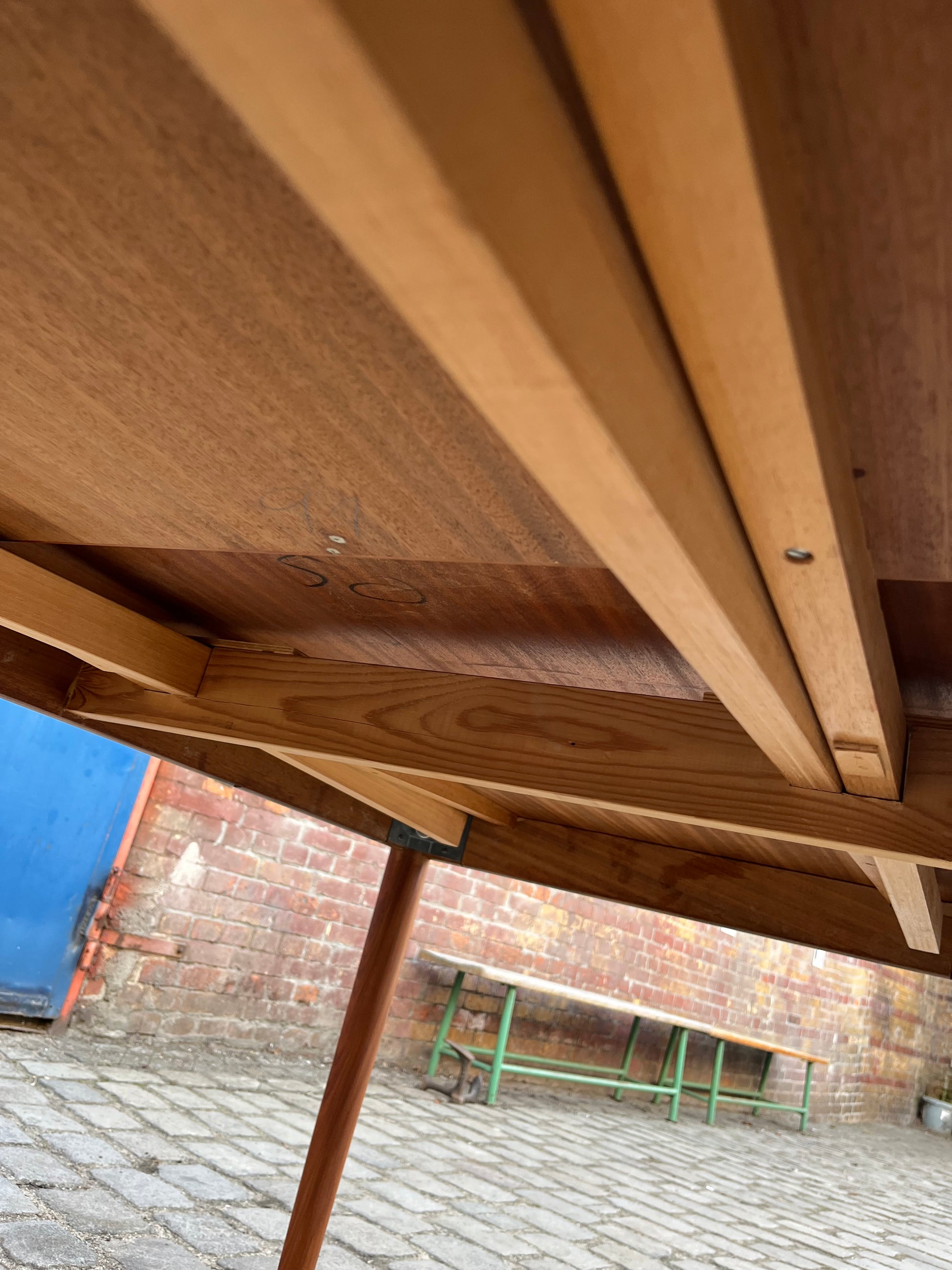 Ausziehbarer Esstisch Teak von Rosenstrup Møbelfabrik