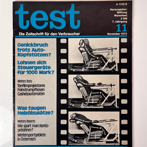 Stiftung Warentest Zeitschrift November 1972