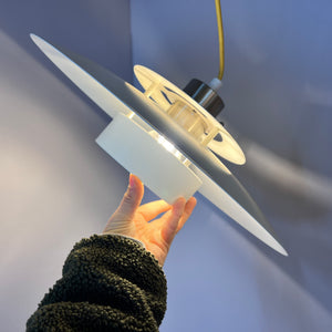 Lamellenlampe weiß aus Dänemark