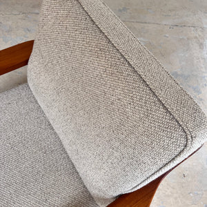 Sessel Teak & Wolle aus Dänemark
