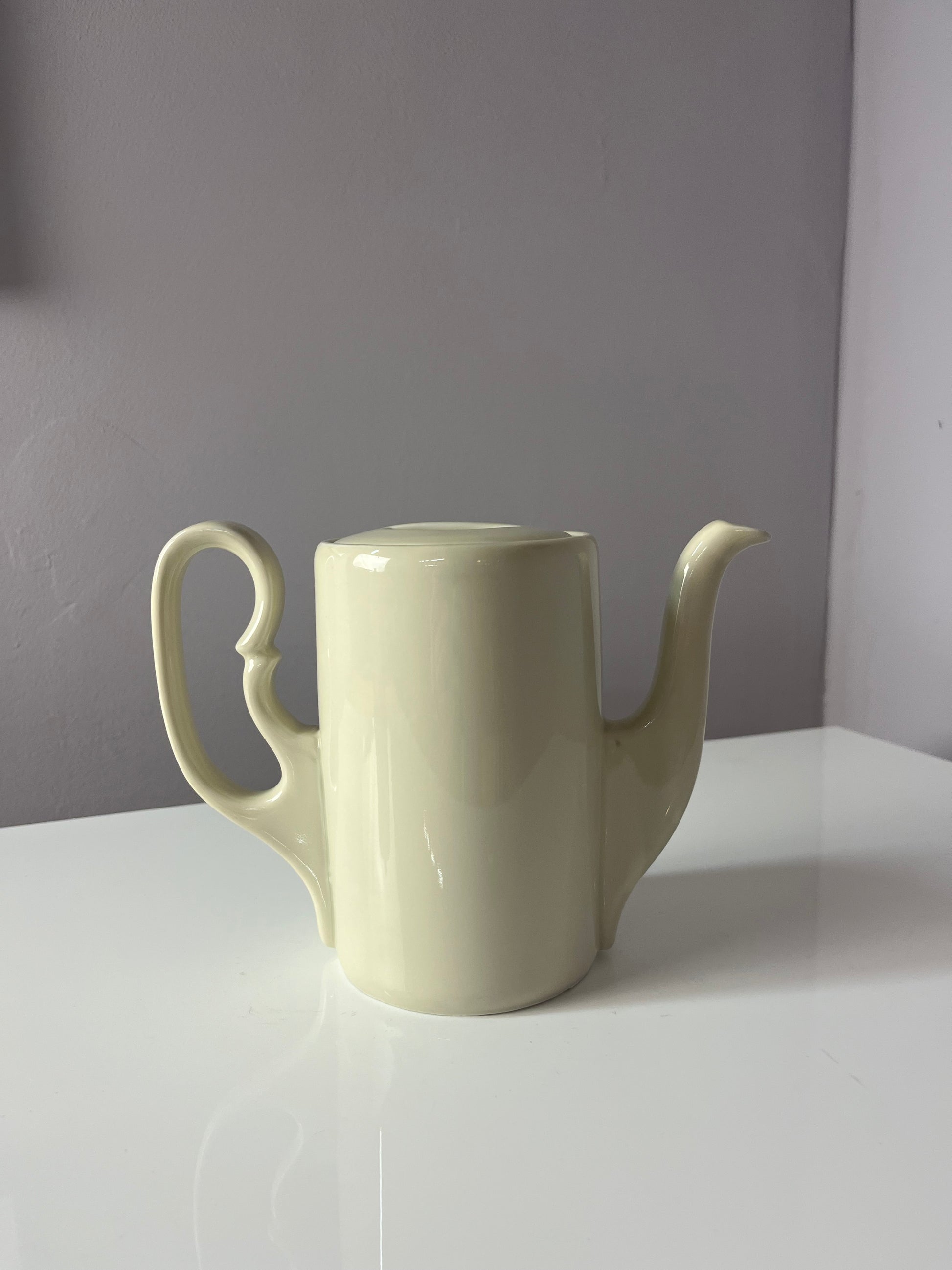 Kaffeekanne mit Warmhalter von J. Kronester Bavaria