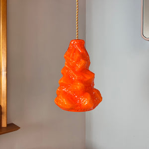 Hängelampe „Alaska“ klein orange von Peill & Putzler