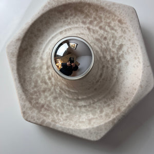 Wandlampe creme Keramik von Hustadt Leuchten