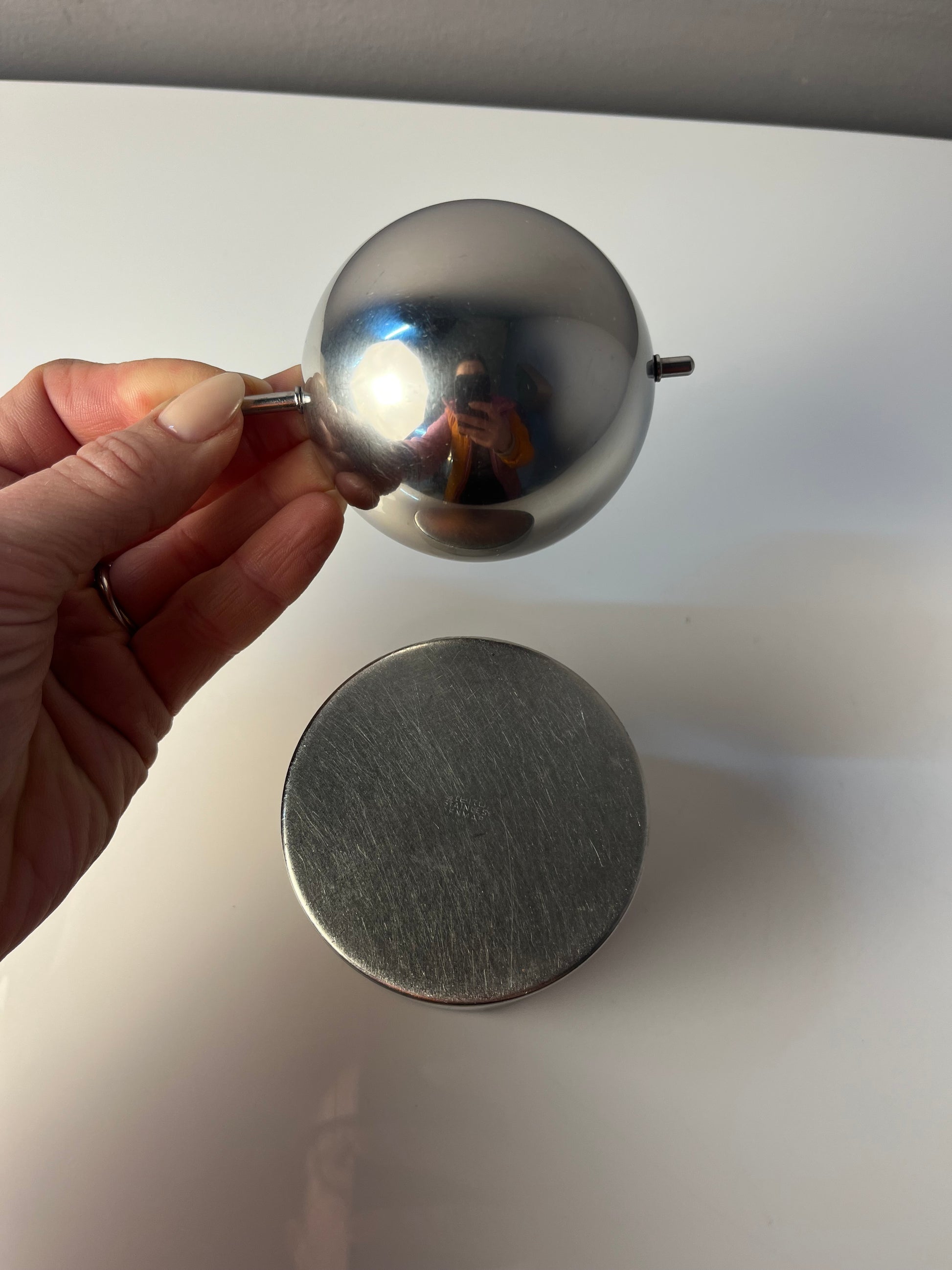 Aschenbecher Edelstahl von Arne Jacobsen für Stelton