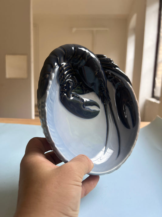 Schale Hummer Typ 3498 ∅ 18,5 cm von Erik Nielsen für Royal Copenhagen
