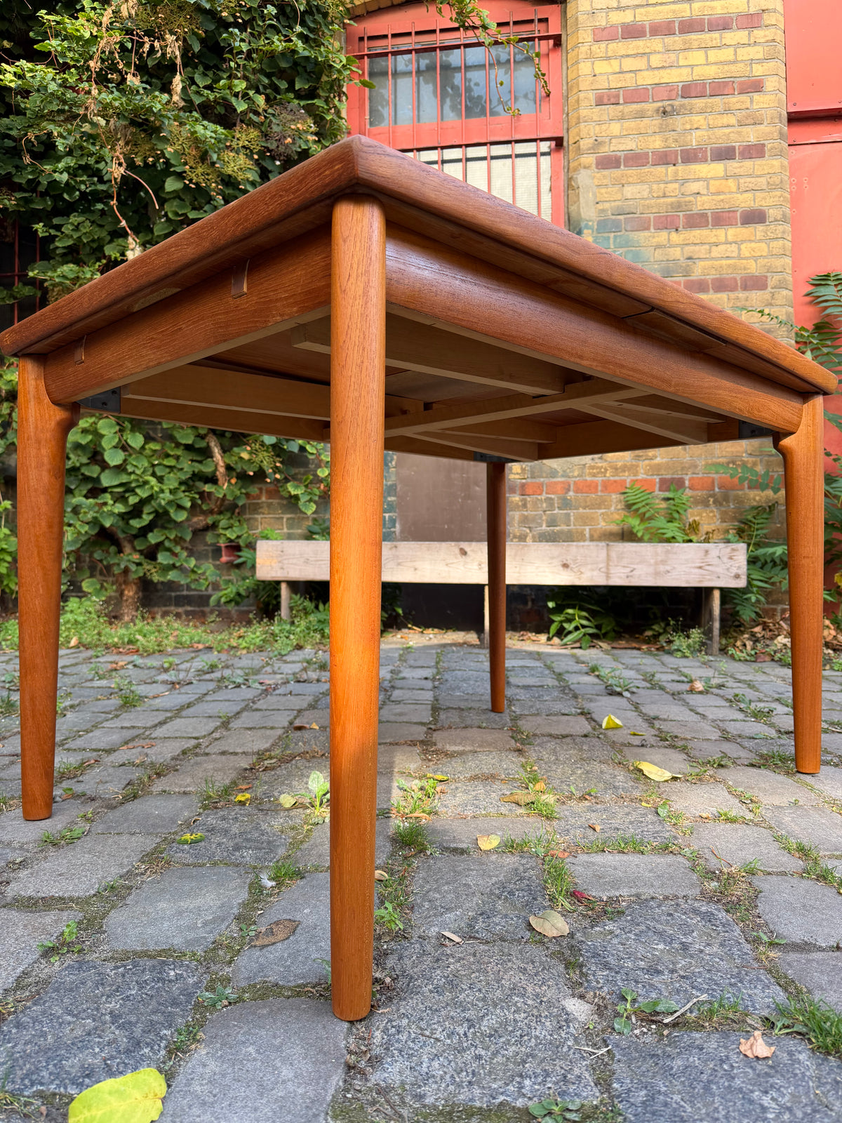 Ausziehbarer Esstisch Teak von Grete Jalk für Glostrup