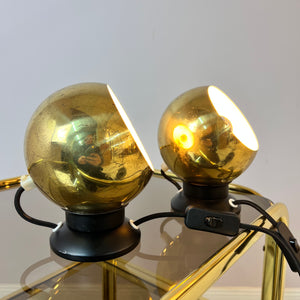 Set: 2x Kugellampe gold von Horn