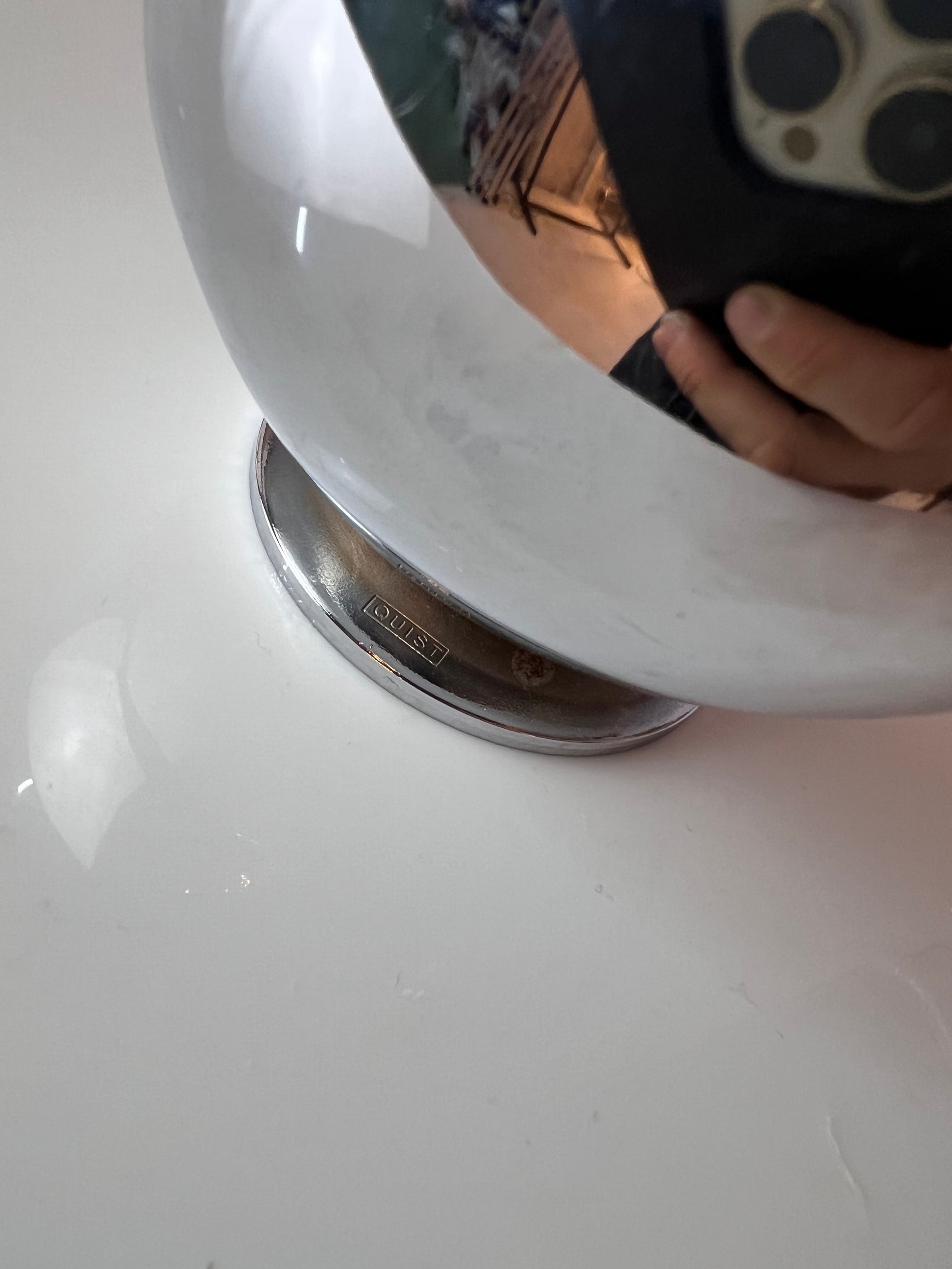 Kugelaschenbecher Chrom von Quist