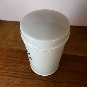 Apothekerdose Ungt. Molle weiß Porzellan - 1000 ml