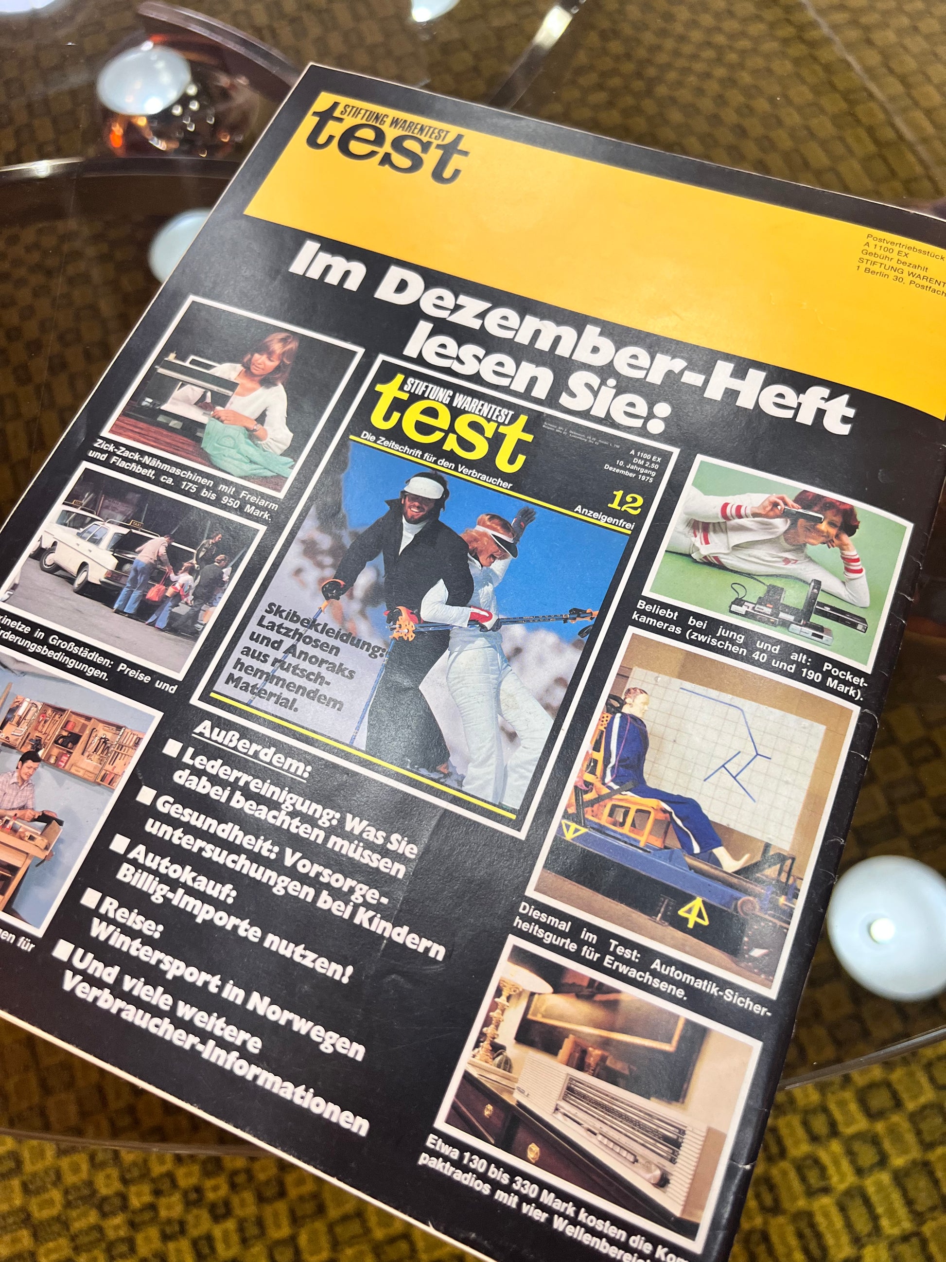 Stiftung Warentest Zeitschrift November 1975
