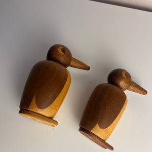 Set: kleiner & großer Pinguin Massivholz aus Dänemark