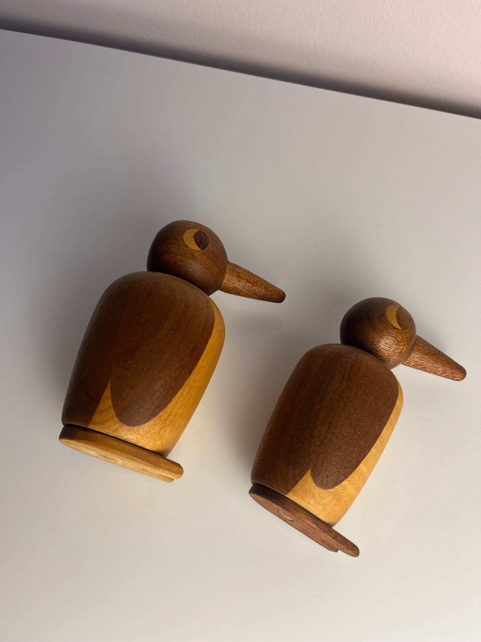 Set: kleiner & großer Pinguin Massivholz aus Dänemark