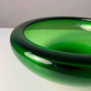 Schale 17792 grün Glas von Per Lütken für Holmegaard