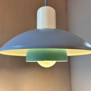 Lamellenlampe Typ 728 neu lackiert von Horn