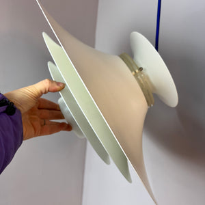 Lamellenlampe weiß von Jeka