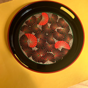Lacktablett aus der Shōwa Periode Japan 70er