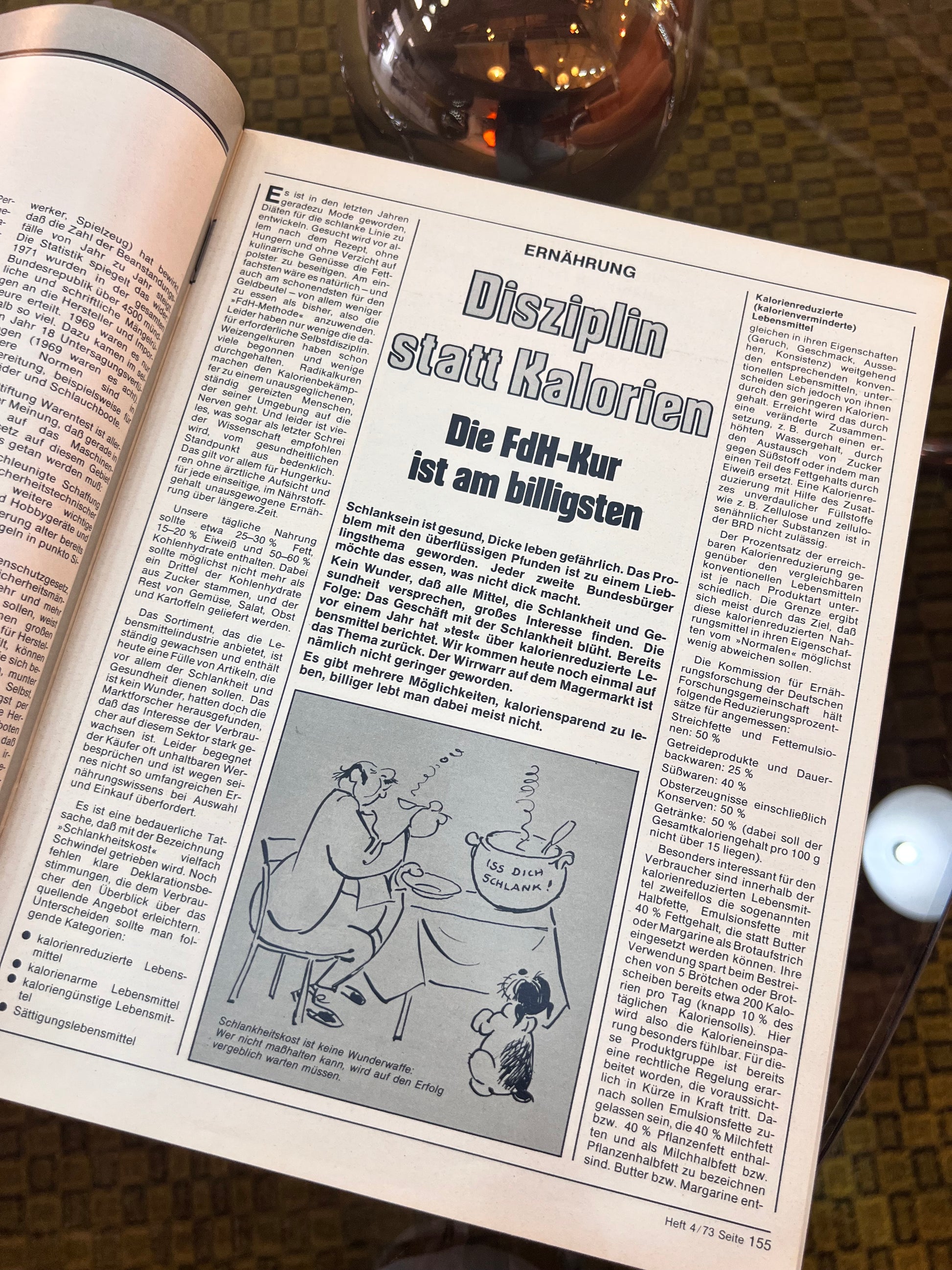 Stiftung Warentest Zeitschrift April 1973