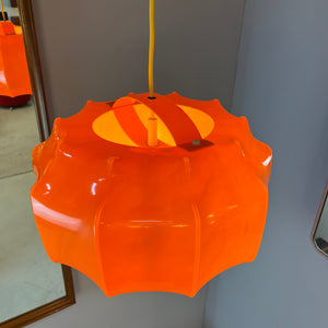 Hängelampe orange Kunststoff von Ilka Plast