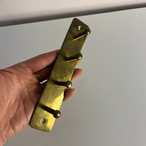 Hakenleiste Messing aus Dänemark