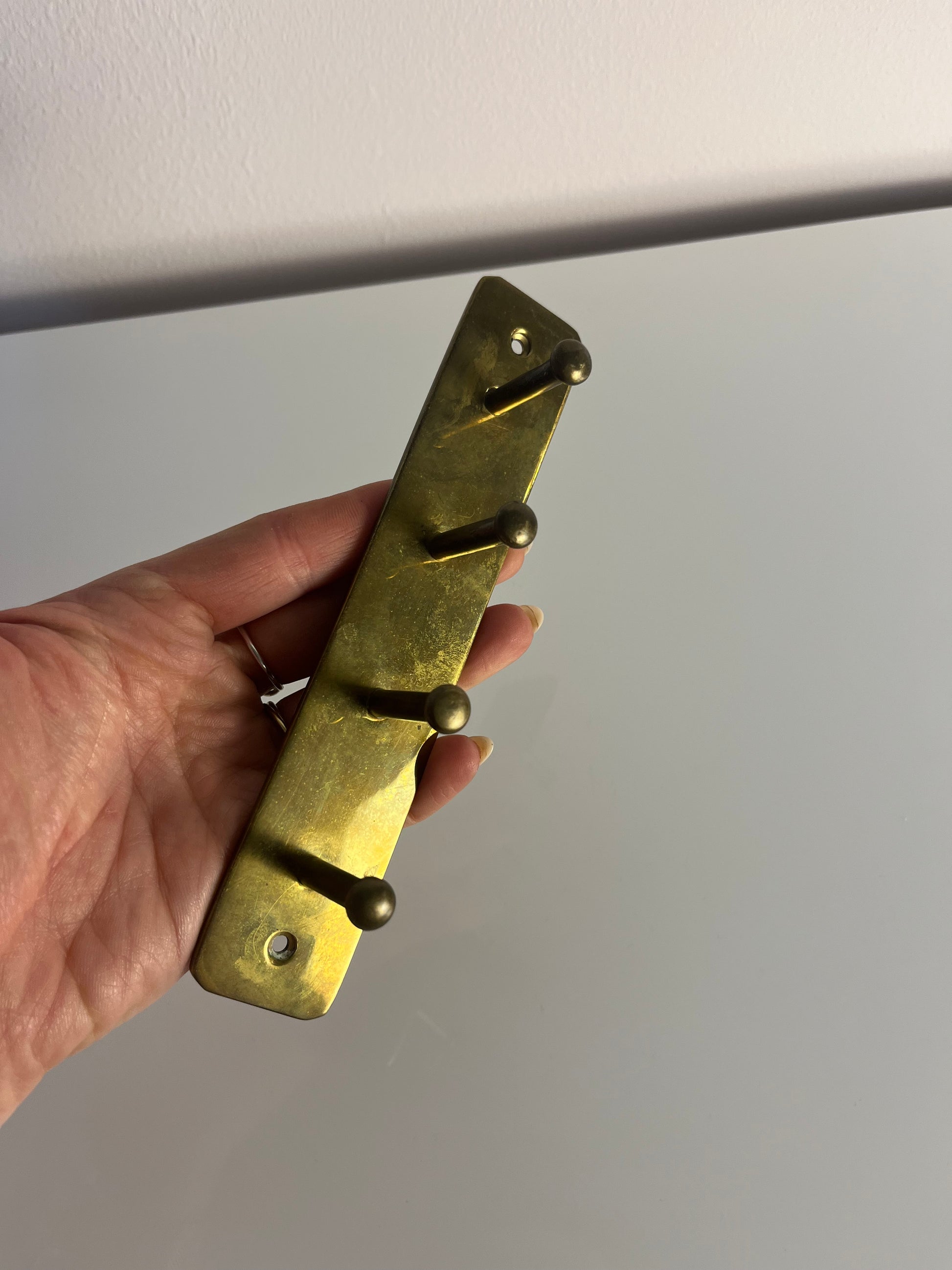 Hakenleiste Messing aus Dänemark