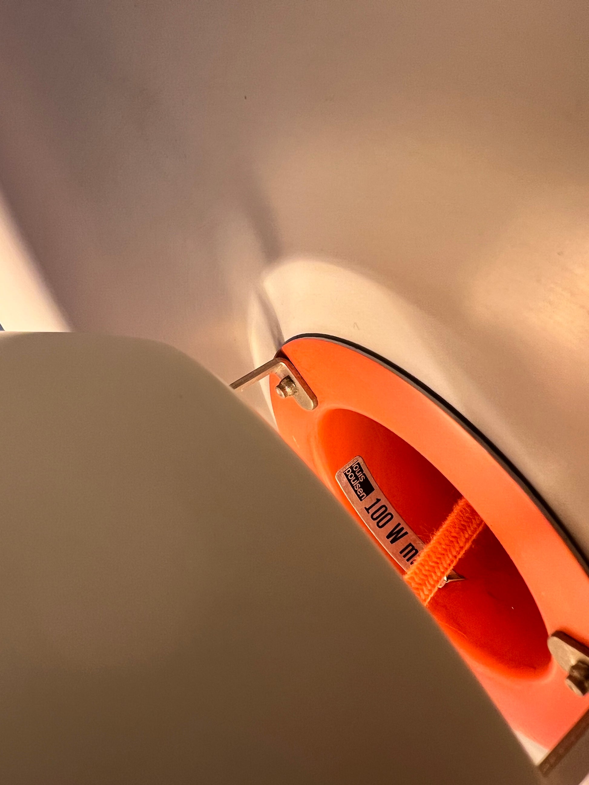 Lamellenlampe PH4 weiß von Poul Henningsen für Louis Poulsen