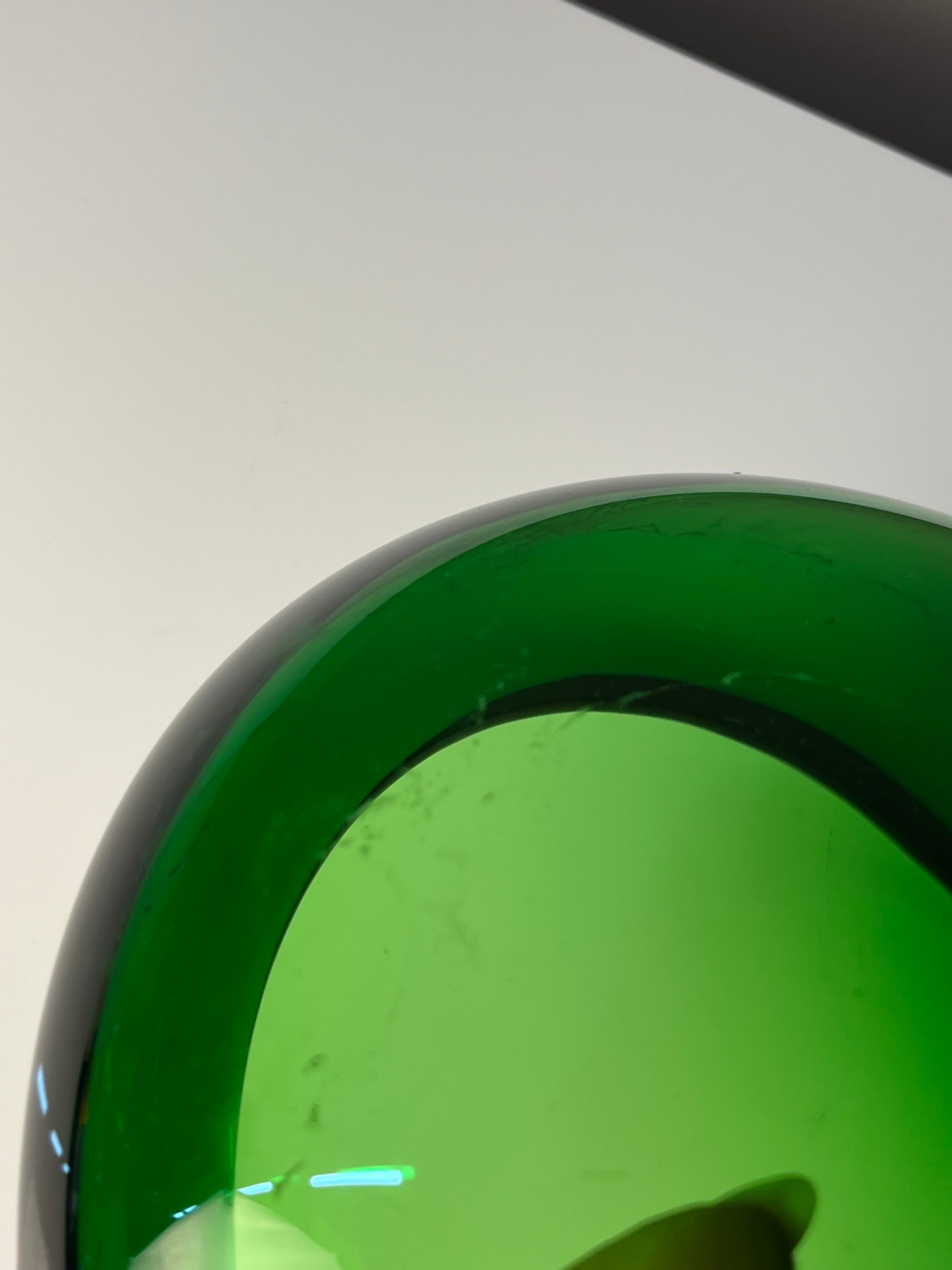 Schale 17792 grün Glas von Per Lütken für Holmegaard