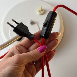 Schreibtischlampe weiß Metall von Helion - VEB Leuchtenbau Arnstadt