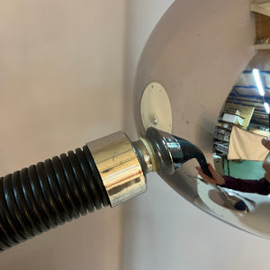 Tischlampe Gooseneck Chrom schwarz von Herda