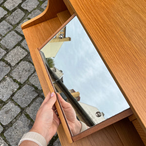 Sekretär mit Spiegel Eiche aus Dänemark