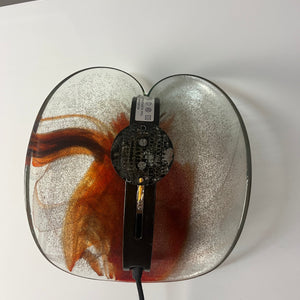 Wandlampe rotbraun Glas von Per Lütken für Holmegaard