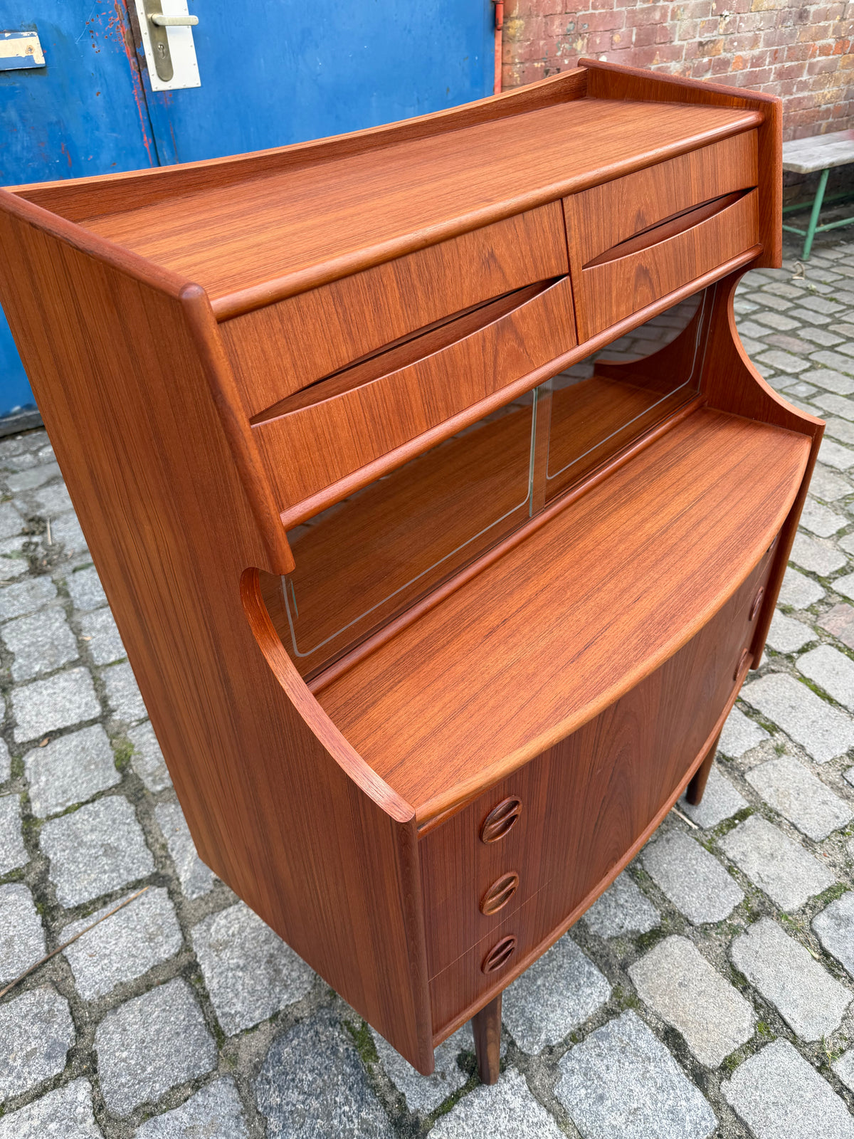 Sekretär Teak von Gunnar Falsig für Holstebro Møbelfabrik