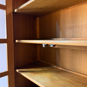 Rundbogen Vitrine Teak von Dyrlund
