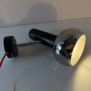 Wandlampe schwarz Chrom von Simon & Schelle (Sische)