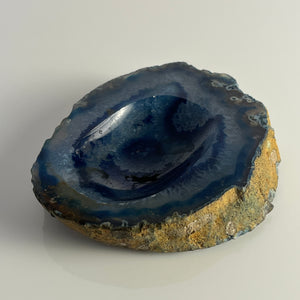 Schale Achat blau