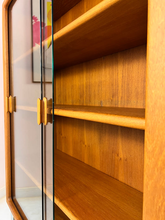 Vitrinenschrank Teak von Silkeborg Møbelfabrik