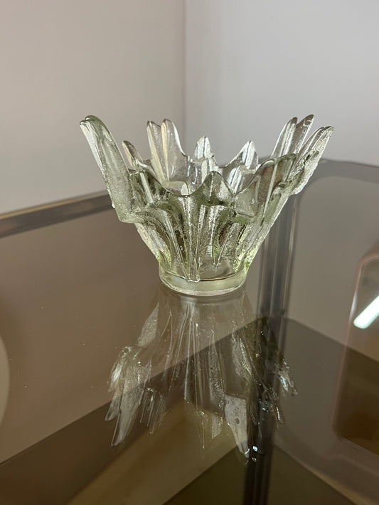 Kerzenhalter Revontulet Glas von Tauno Wirkkala für Humppila