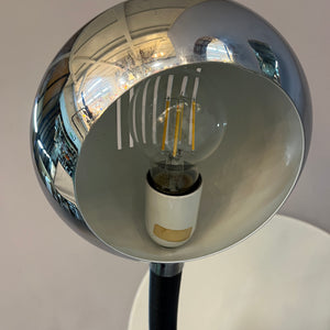 Tischlampe Gooseneck Chrom schwarz von Herda