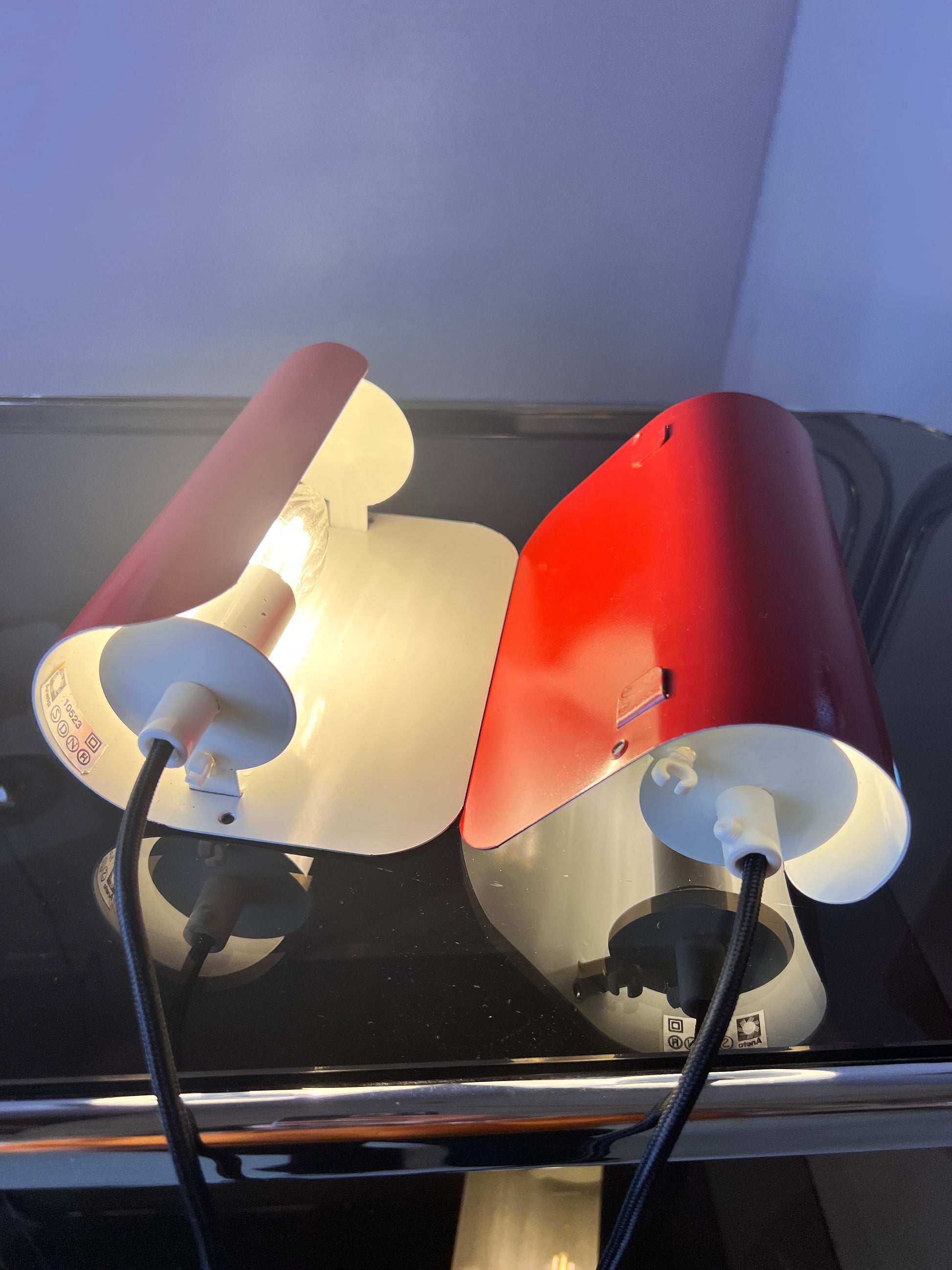 Set: 2x Wandlampe rot von Aneta