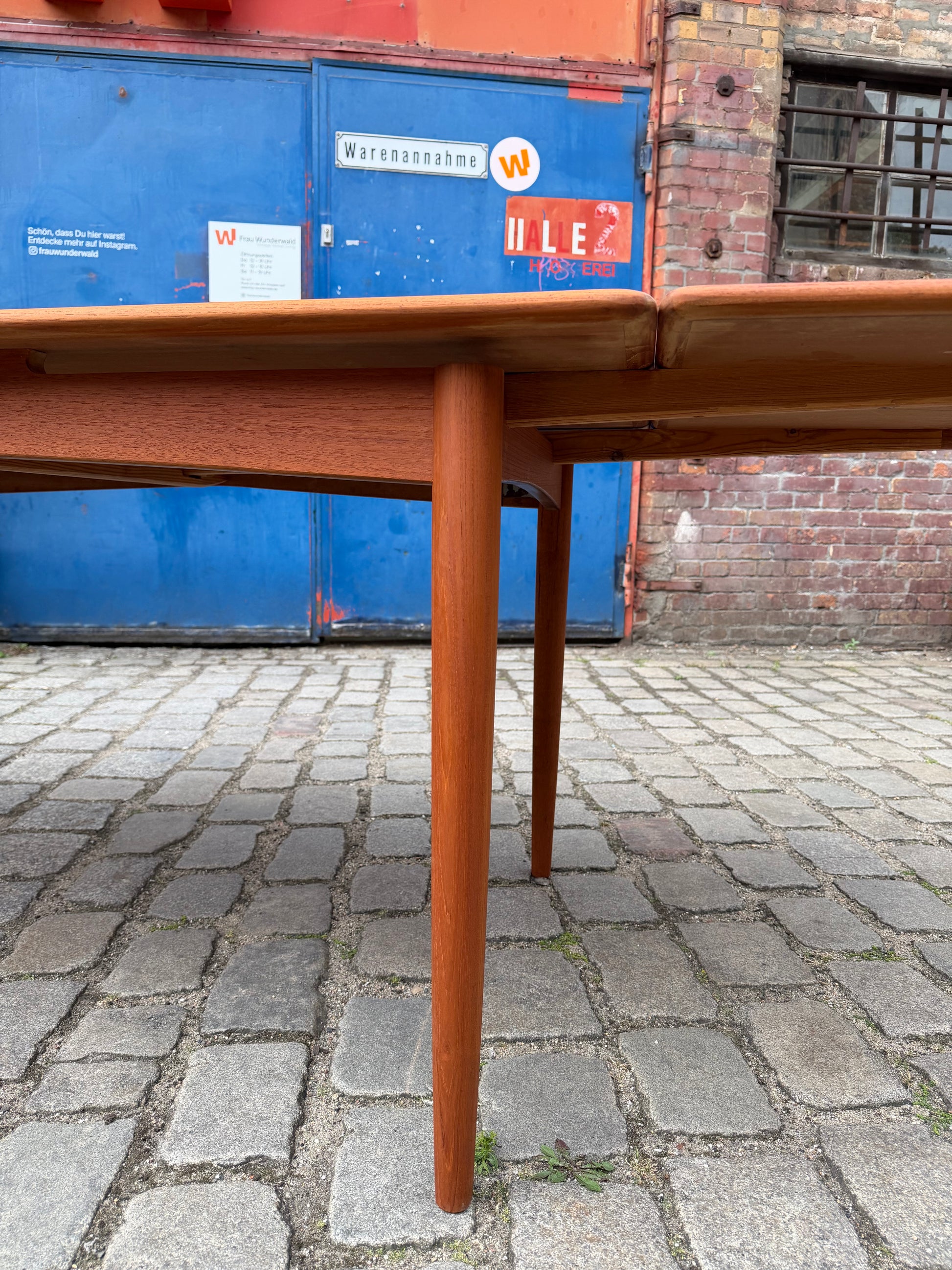 Ausziehbarer Esstisch Teak aus Dänemark