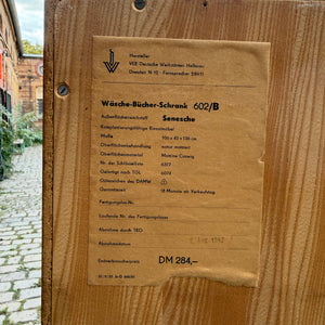 Schrank Typ 602/B Esche von Franz Ehrlich für Hellerau