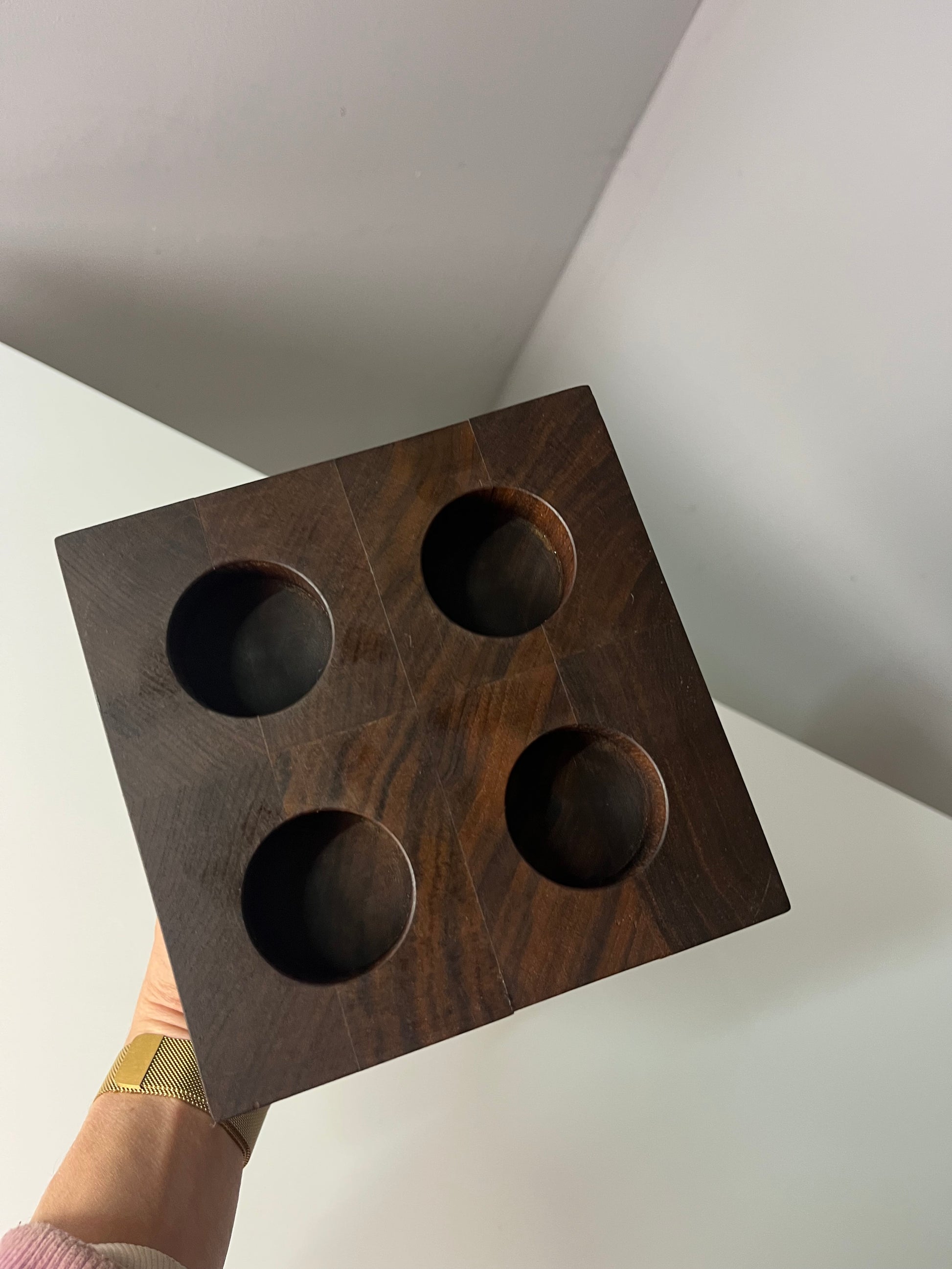 Großer Würfel Teak aus Dänemark