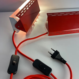 Wandlampe Twist Type 124 rot von Knud Christensen Electronic