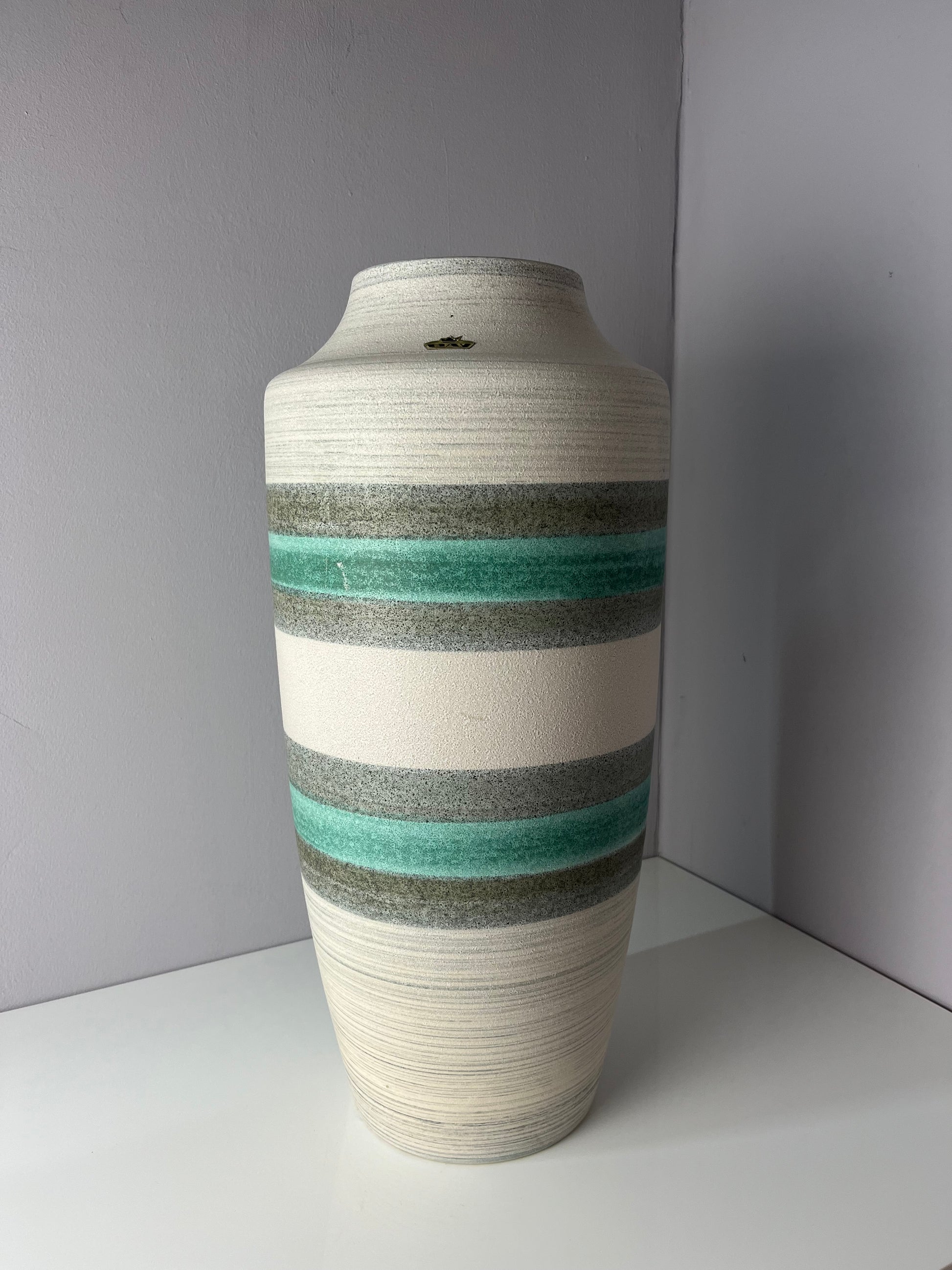 Bodenvase 628-50 türkis grau von Bay Keramik