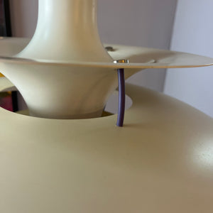 Lamellenlampe PH5 weiß von Poul Henningsen für Louis Poulsen