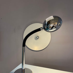 Tischlampe Gooseneck Chrom schwarz von Herda
