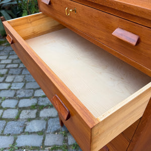 Tallboy Kommode Teak aus Dänemark